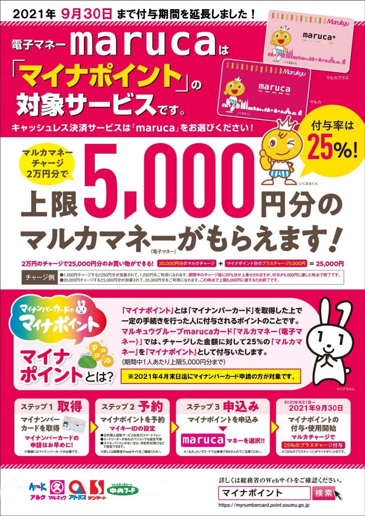 マイナポイントポスター期間延長 20210329